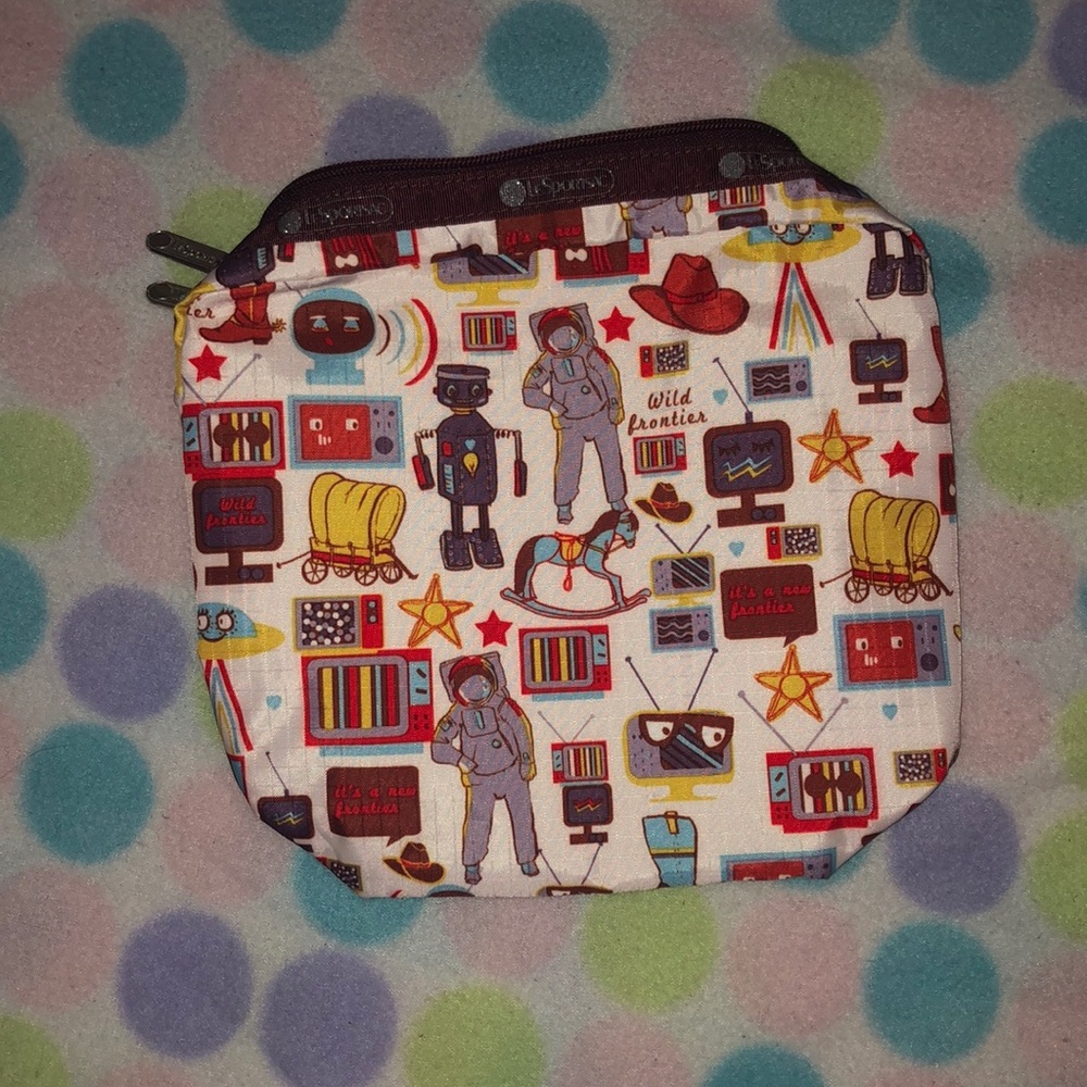 LeSportsac Ex Lg rectangle buckaroo too bag